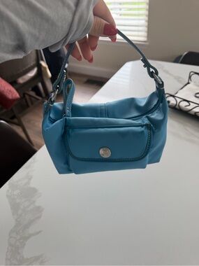 Coach | Bags | Coach Y2k Denim Patchwork Pouch Mini Bag 4461